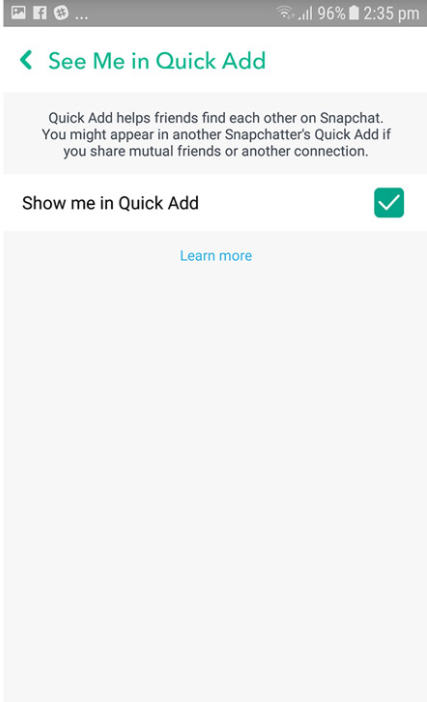 How to Get Rid of Quick Add on Snapchat