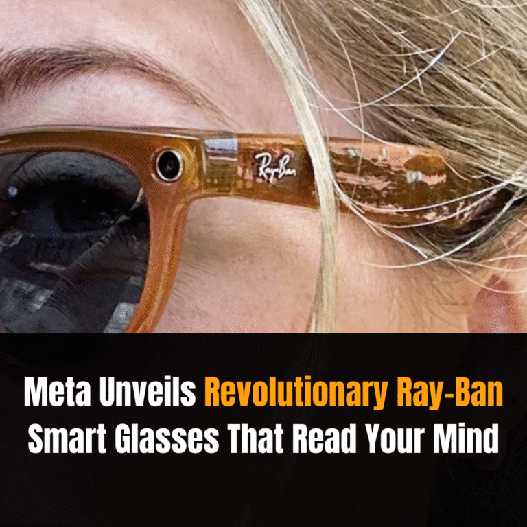 Meta Unveils Revolutionary Ray-Ban Smart Glasses That Read Your Mind: The $799 Meta Ray-Ban Display Changes Everything